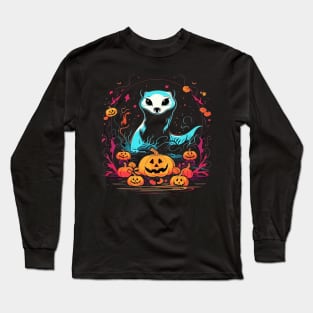 Weasel Halloween Long Sleeve T-Shirt